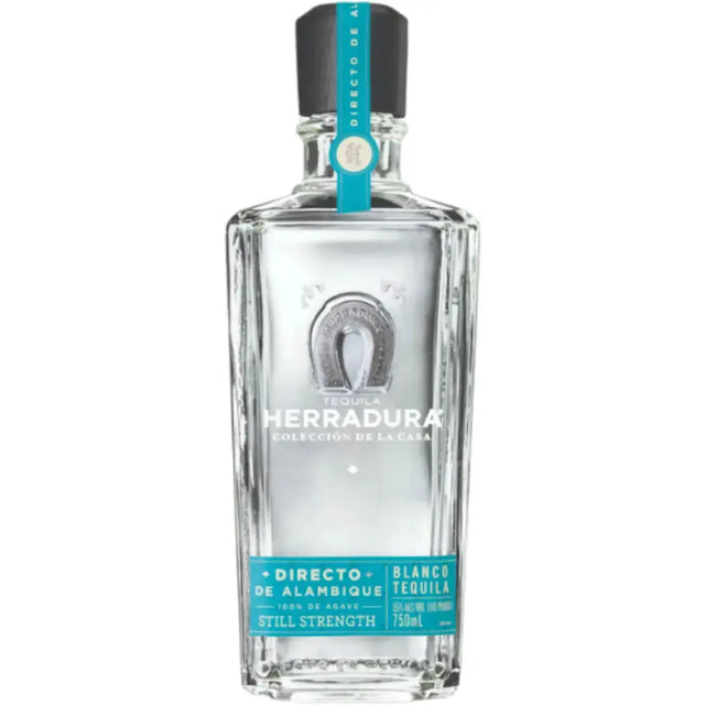 Herradura Directo de Alambique Blanco Tequila 2027 Limited Edition 750ml bottle with turquoise and silver label