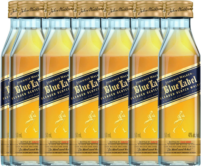 A Luxurious Experience with Johnnie Walker Blue Blended Scotch Whisky 50ML 12PK