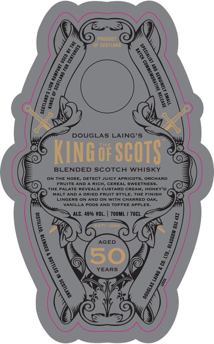 A Regal Tribute: Douglas Laing's King of the Scots 50-Year-Old Blended Scotch