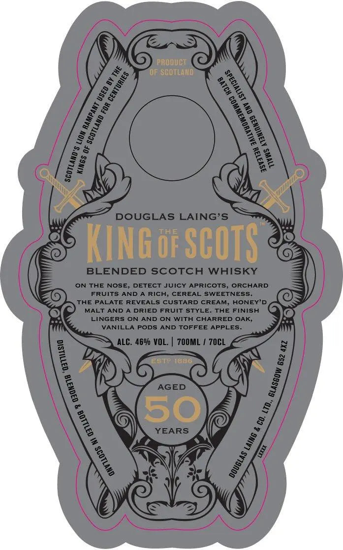 A Regal Tribute: Douglas Laing's King of the Scots 50-Year-Old Blended Scotch - Main Street Liquor