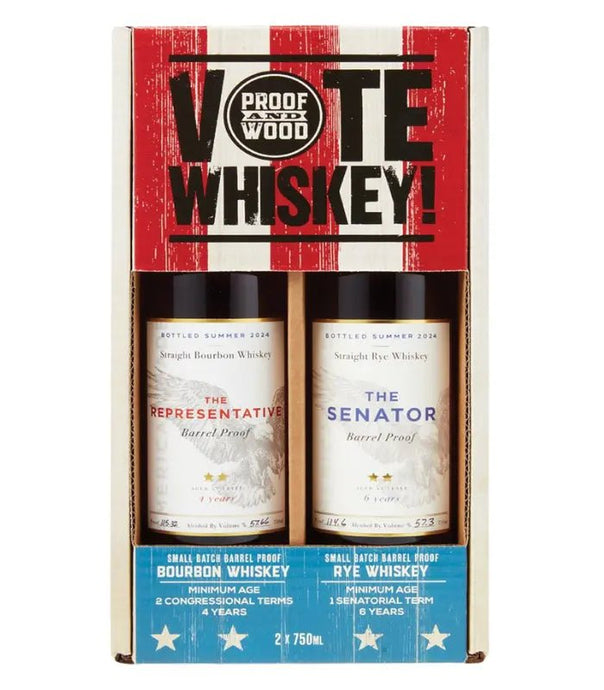 A Whiskey Lover's Dream: Proof And Wood Vote Gift Set Bundle