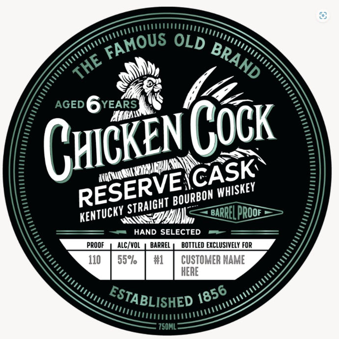 Celebrate with the Chicken Cock 6 Year Reserve Cask!