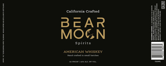 Crafted Excellence: Bear Moon Spirits American Whiskey - Main Street Liquor