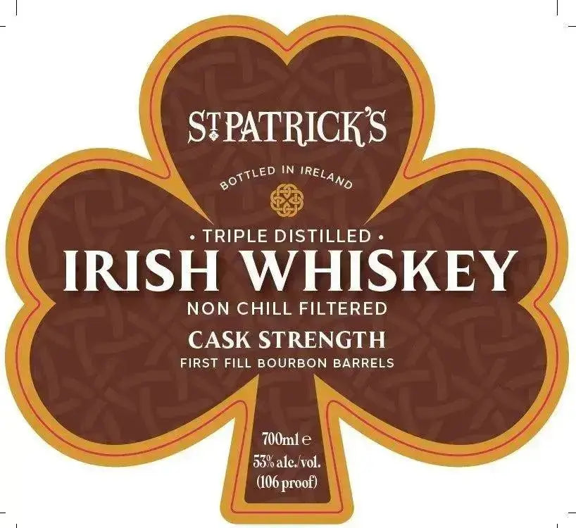 Discover the Bold Flavor of St. Patrick's Cask Strength Irish Whiskey - Main Street Liquor