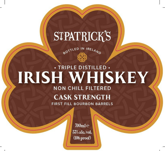 Discover the Bold Flavor of St. Patrick's Cask Strength Irish Whiskey