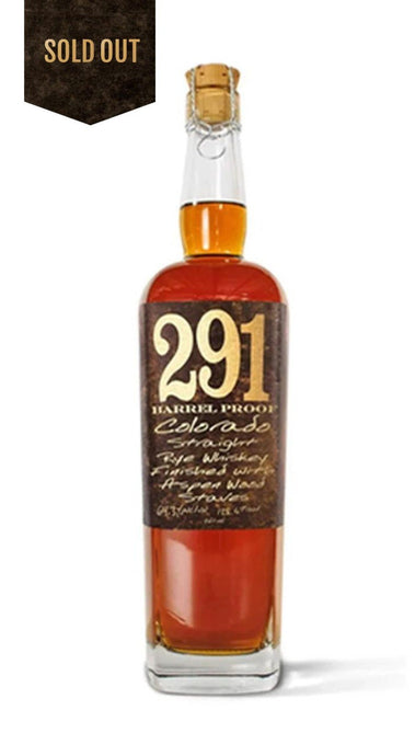 Discover the Intense Flavors of 291 Colorado Straight Rye Whiskey Barrel Proof