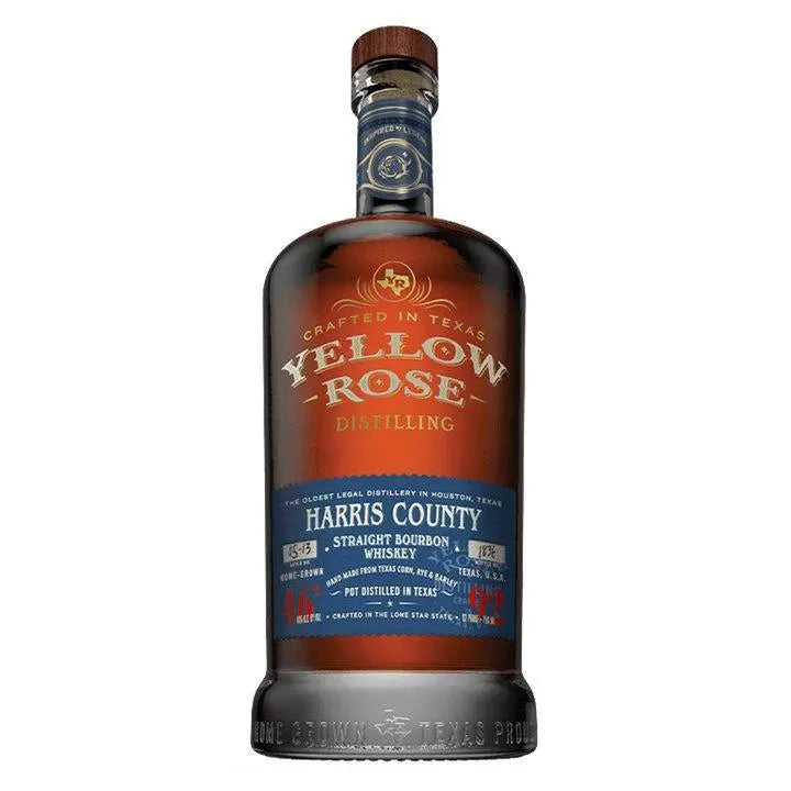 "Discover the Rich Flavors of Yellow Rose Distilling's Harris County Straight Bourbon Whiskey" - Main Street Liquor