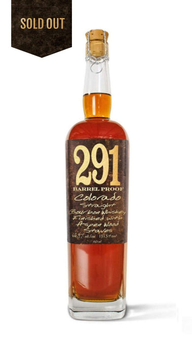 Discover the Richness of 291 Colorado Straight Bourbon Whiskey Barrel Proof!