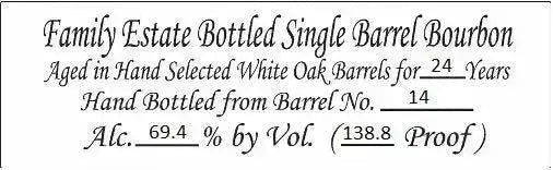 Experience Excellence with Willett Family Reserve 24 Year Bourbon - Main Street Liquor