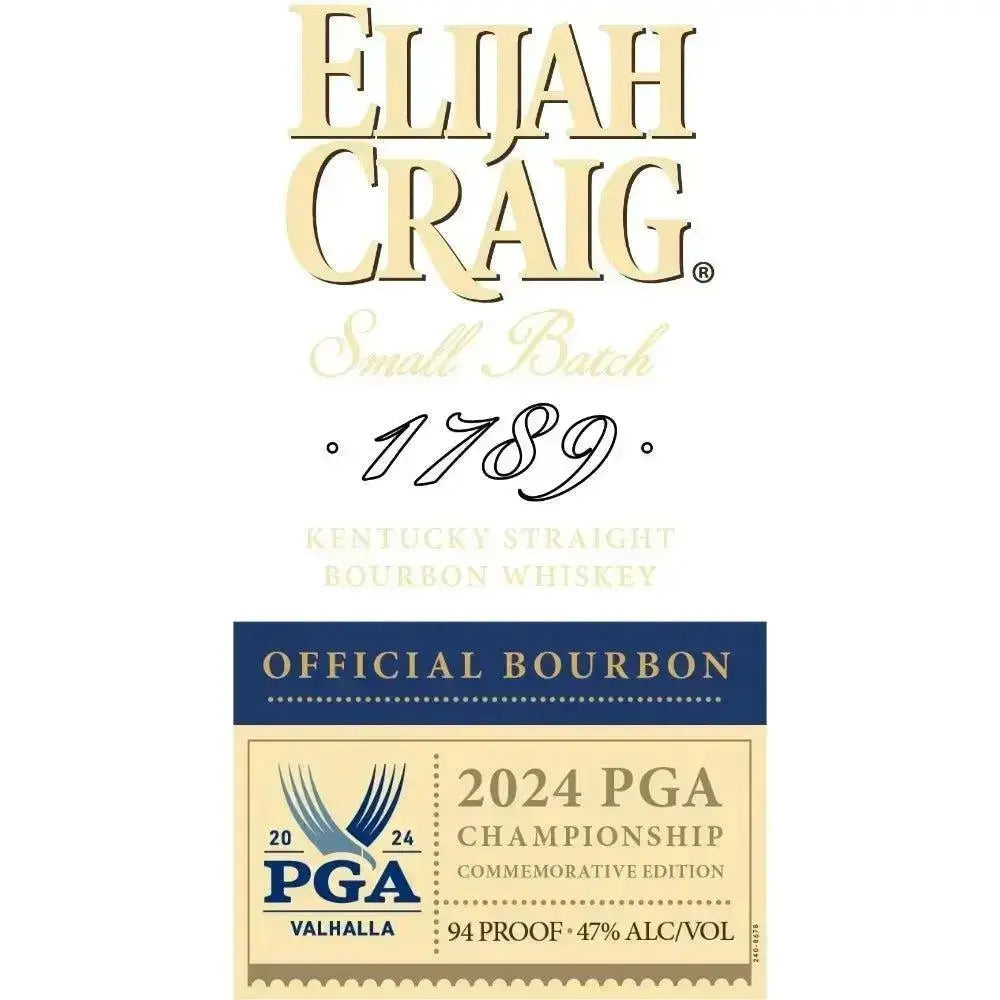"Experience the Timeless Legacy of Bourbon with the Elijah Craig 2024 PGA Championship Commemorative Edition" - Main Street Liquor