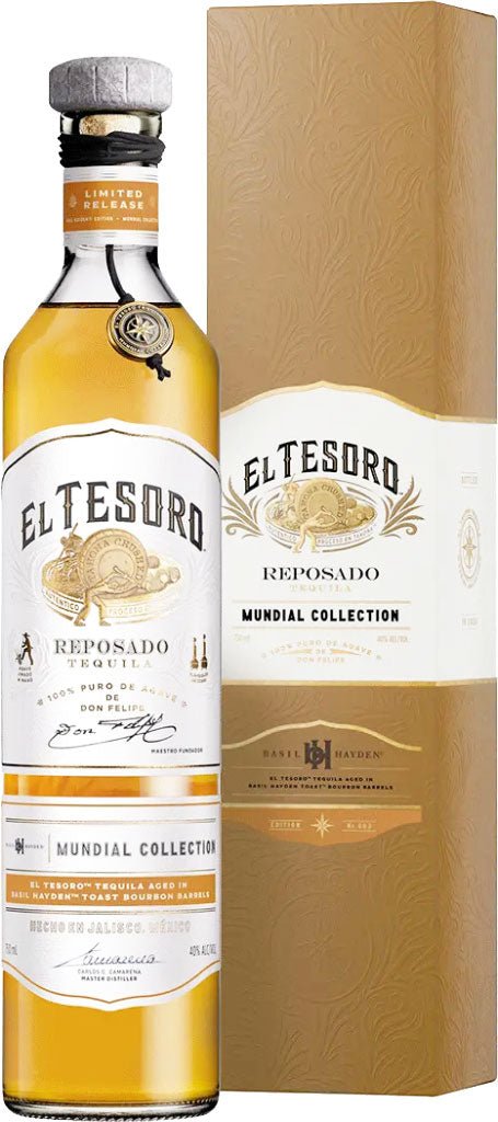 Exploring the Basil Hayden Edition of El Tesoro Tequila Reposado from the Mundial Collection - Main Street Liquor