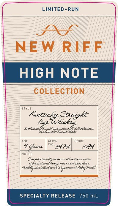 Exploring the Richness of New Riff High Note Collection Rye Whiskey