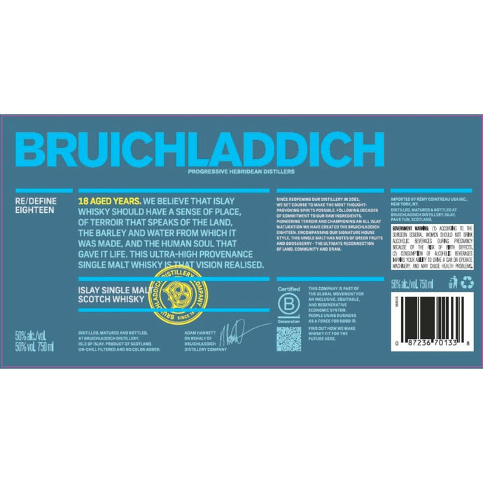 Exploring the Spirit of Islay: Bruichladdich 18 Year Old