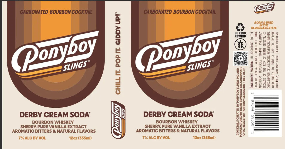 "Giddy-Up in Style with Ponyboy's Derby Cream Soda Bourbon Whiskey!" - Main Street Liquor