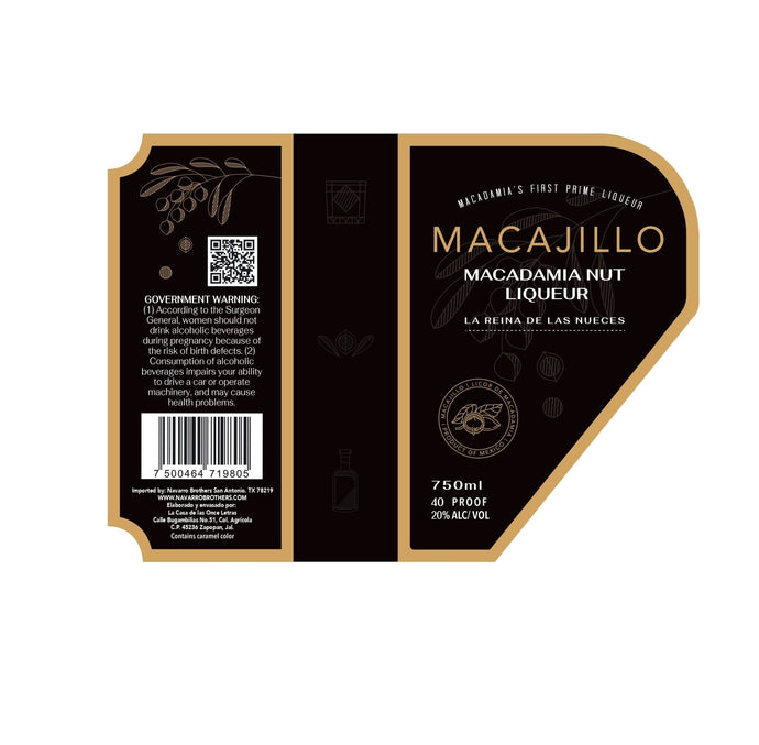 Indulge in Luxury: Macajillo Macadamia Nut Liqueur 750ml