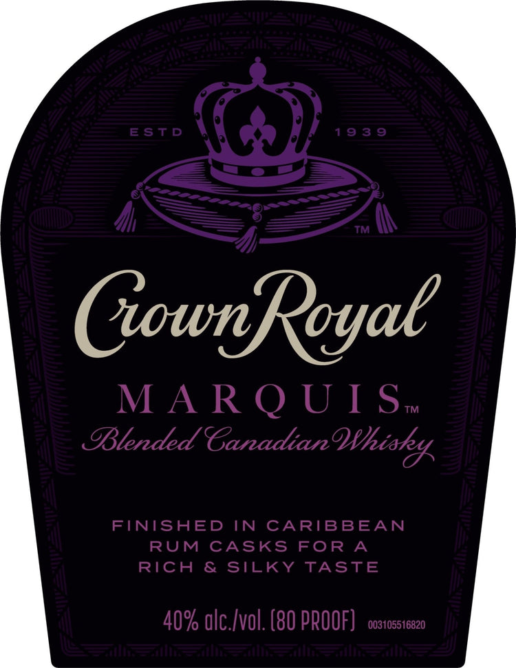 Indulge in the Luxurious Fusion: Crown Royal Marquis Whisky Finished in Caribbean Rum Casks - Main Street Liquor