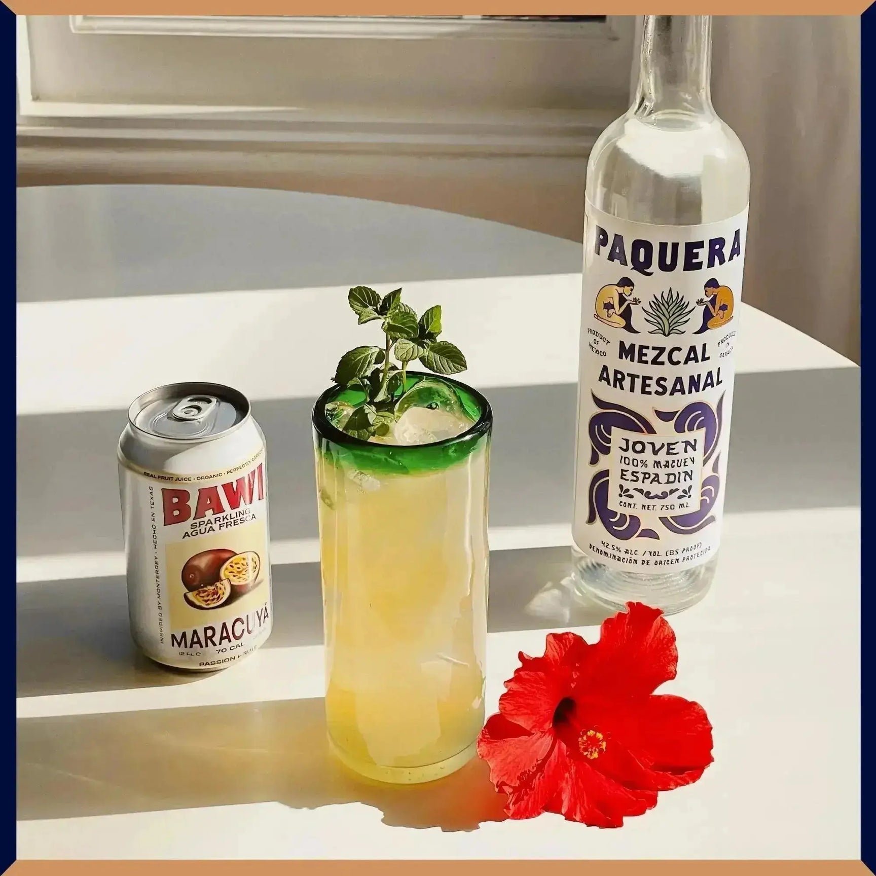 Limited Time Offer: Buy 2 Bottles of Paquera Mezcal Espadin, Get 3 Bawi Agua Frescas Free - Main Street Liquor