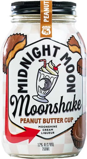 "Peanut Butter Cup Moonshake Delight: Midnight Moon 750ml"