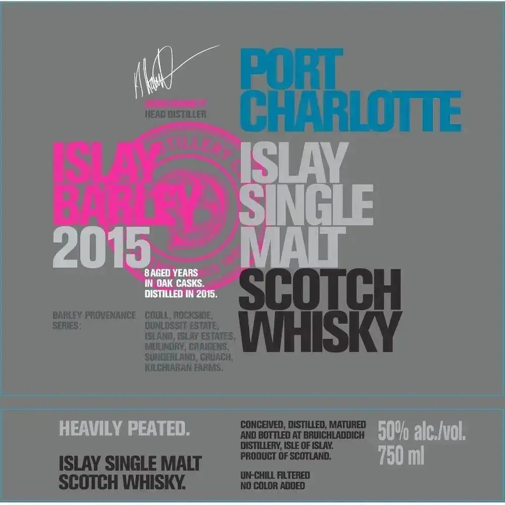 Port Charlotte Islay Barley 2015: A True Taste of Islay - Main Street Liquor