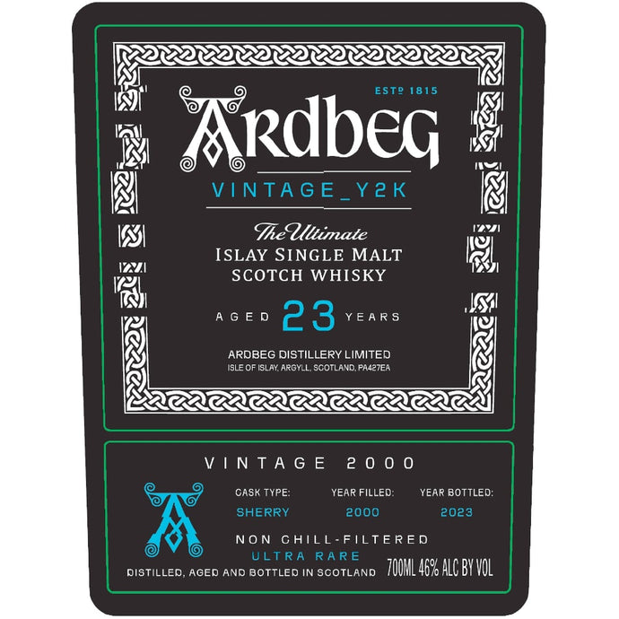 The Legendary Ardbeg Vintage Y2K 23 Year Old