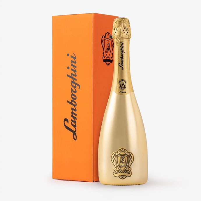 "The Masterpiece by Ferruccio Lamborghini: Experience the Luxury of Lamborghini Gold MAGNUM Sparkling Wine"