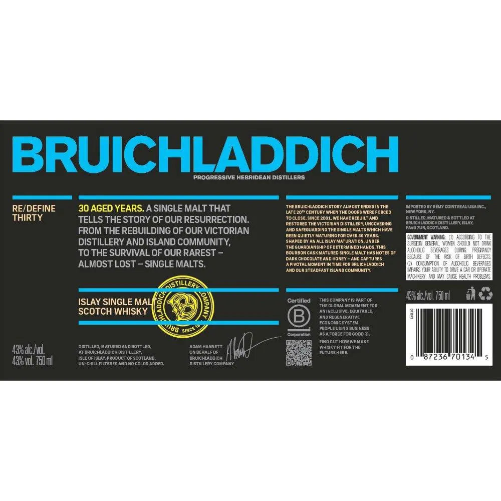 The Resurrection of Bruichladdich: A Journey with the 30 Year Old Single Malt - Main Street Liquor