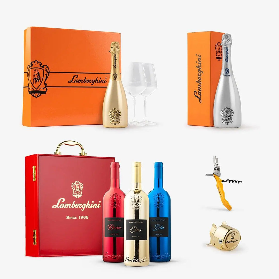 "The Ultimate Lamborghini Wine Bundle: Oro, Luxe, Platinum, and More!" - Main Street Liquor