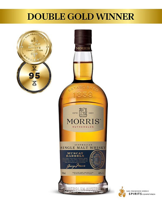 The Whisky Connoisseur's Delight: Morris Whisky Muscat Barrel 46% 700mL