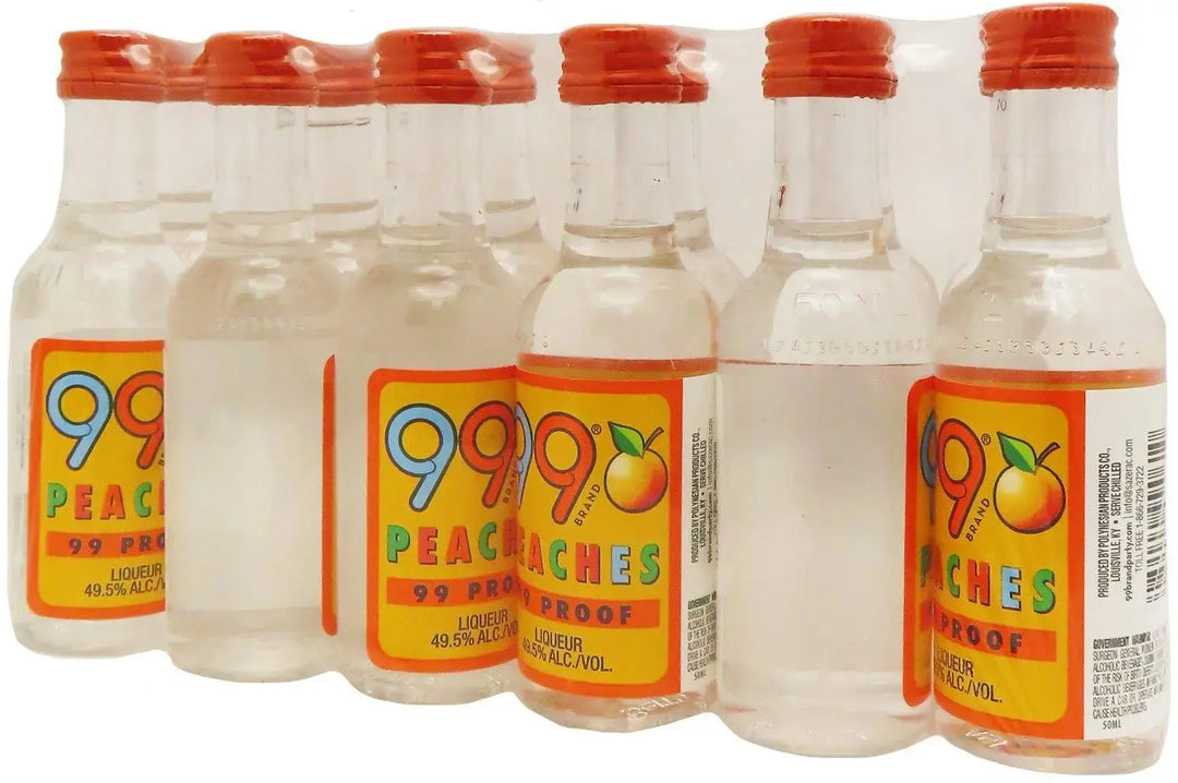 "Ultimate Party Pack: 99 Peaches Schnapps Mini Bottles 12pk" - Main Street Liquor
