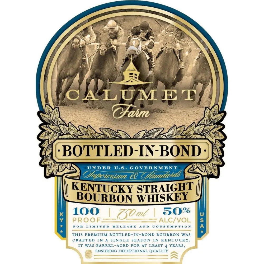 "Unleash Tradition: Calumet Farm Bottled in Bond Bourbon" - Main Street Liquor