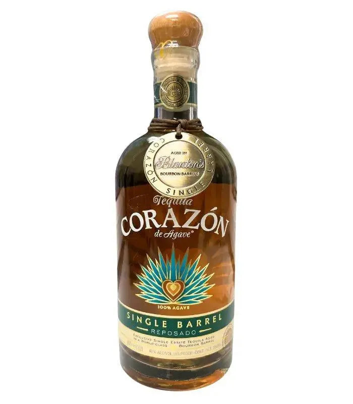 Unleashing the Fusion: Corazon Single Barrel Reposado Tequila Aged in Blanton's Bourbon Barrels - Main Street Liquor