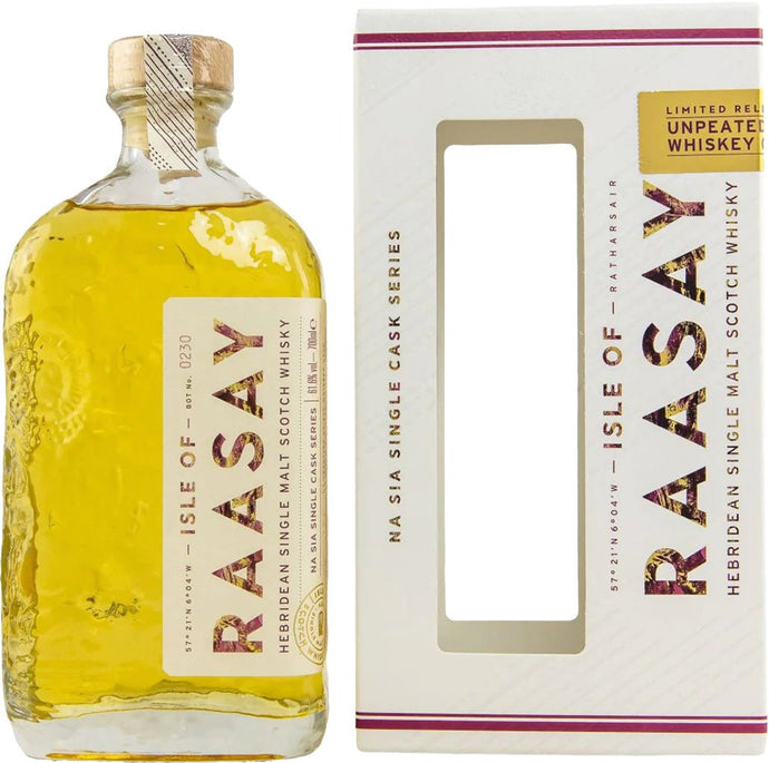 Unveiling the Unique Isle of Raasay Unpeated Ex-Rye Whiskey Single Cask!