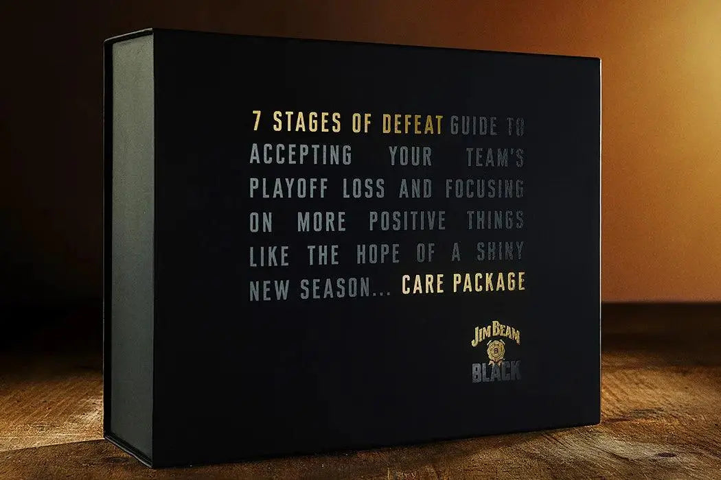 Jim Beam Black “7 Stages of Defeat” Care Package Limited Edition Gift Set Jim Beam