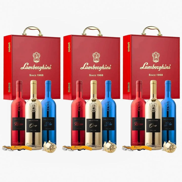 3 Gift Sets | Lamborghini: LUXE Red Collection with Gift Set &amp; Accessories - Main Street Liquor