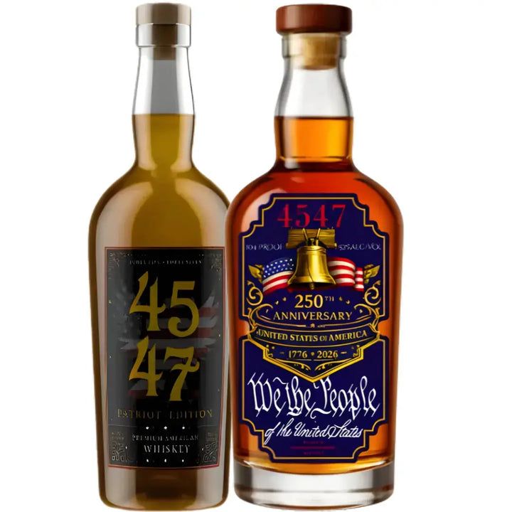 4547 Bundle: 250th Anniversary Straight Bourbon Whiskey &amp; 4547 American Whiskey - Patriot Edition - Main Street Liquor