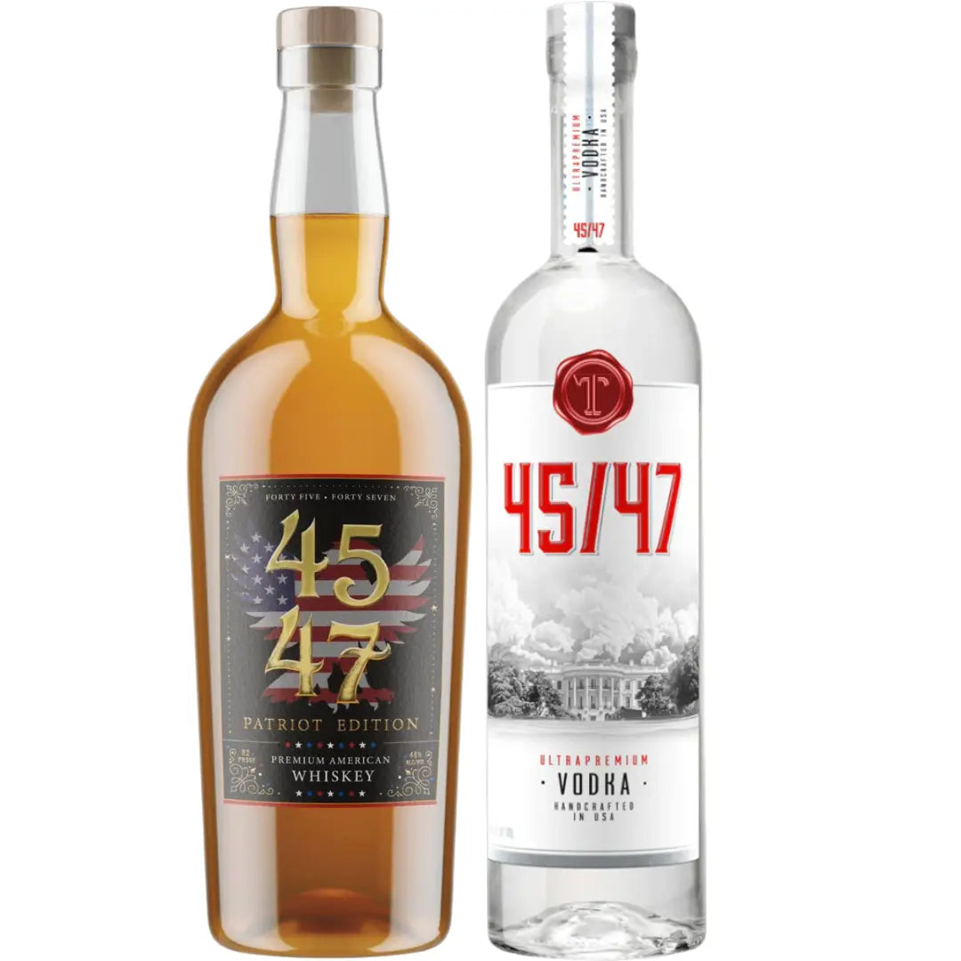 45/47 Bundle – 4547 American Whiskey Patriot Edition 750mL & T 45/47 Vodka Ultra Premium USA 700mL - Main Street Liquor