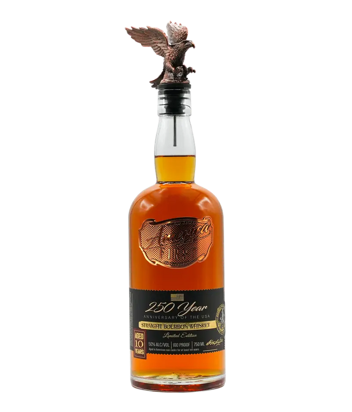 America First 250 Year Anniversary Straight Bourbon Whiskey Limited Edition 750ml with American Eagle Pour Spout
