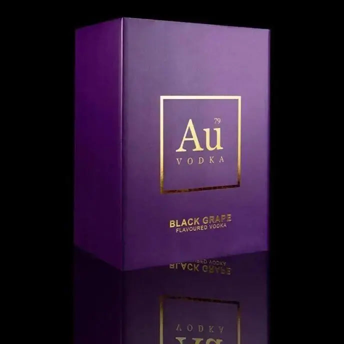 Au Vodka Black Grape Case of 6 Au Vodka