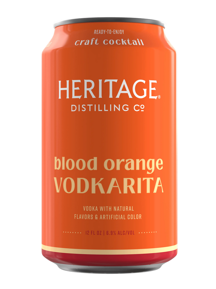 Heritage Distilling Co Blood Orange Vodkarita 4 Pack Cans Heritage Distilling