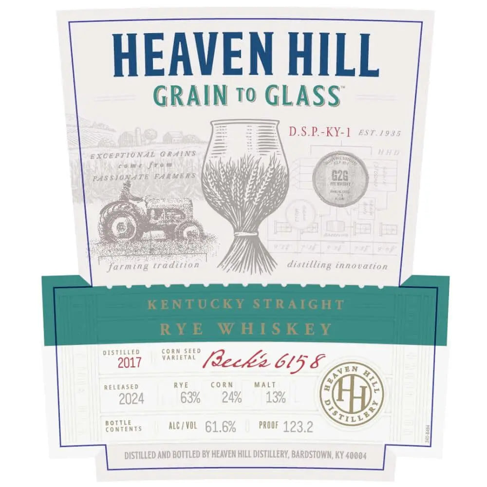 Heaven Hill Grain to Glass Straight Rye Whiskey Heaven Hill Distillery