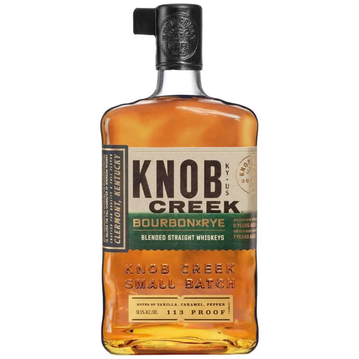 Knob Creek Bourbon X Rye Blended Whiskey Knob Creek