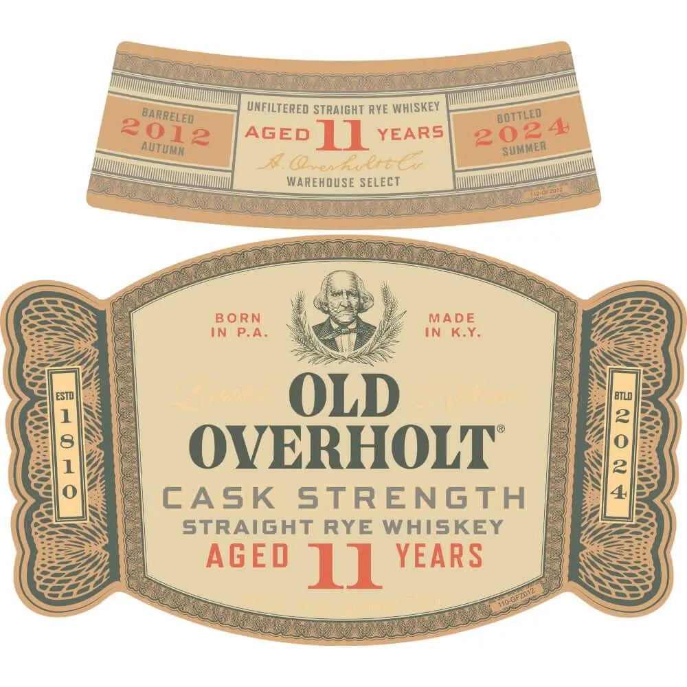 Old Overholt 11 Year Old Cask Strength Straight Rye Old Overholt