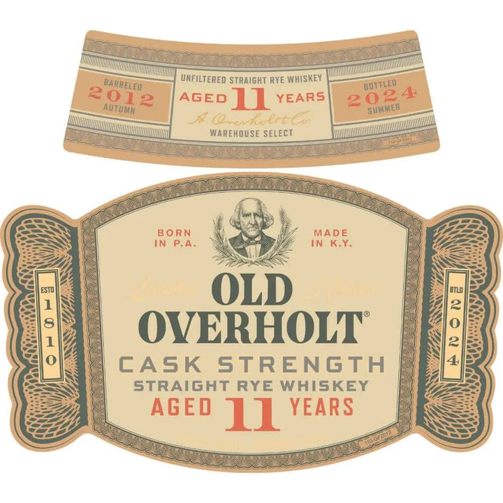 Old Overholt 11 Year Old Cask Strength Straight Rye Old Overholt