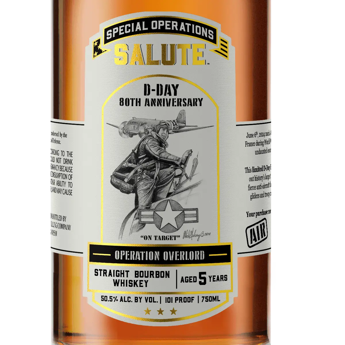 Heritage Distilling Co Special Operations Salute™ Whiskey - D-Day 80th Anniversary - AIR Heritage Distilling