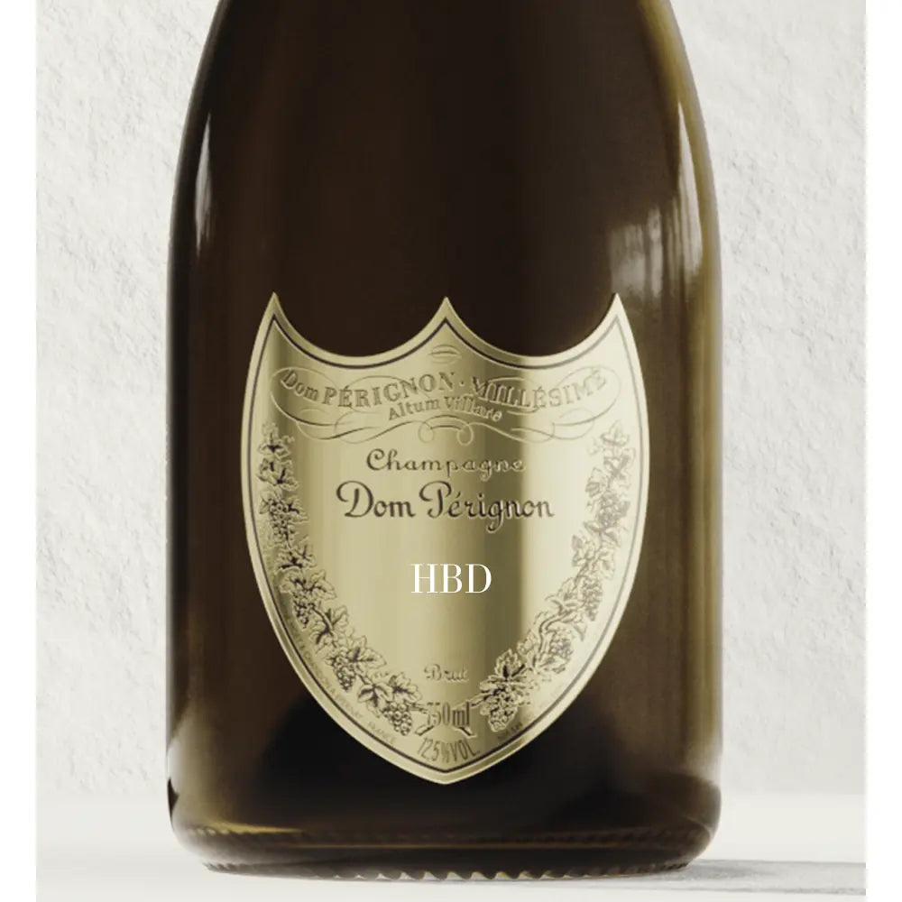 Dom Perignon Brut Champagne "HBD" Shield Dom Pérignon