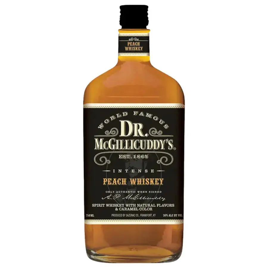 A 1L bottle of Dr. McGillicuddy&