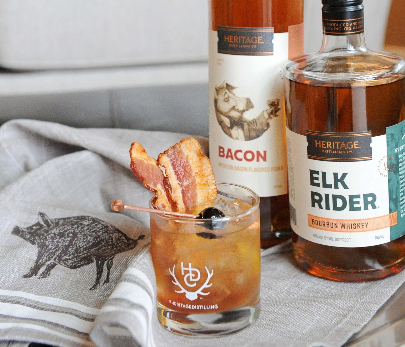 Heritage Distilling Co Bacon Vodka Heritage Distilling