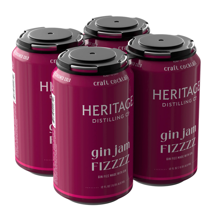 Heritage Distilling Co Gin Jam Fizzzz 4 Pack Cans Heritage Distilling