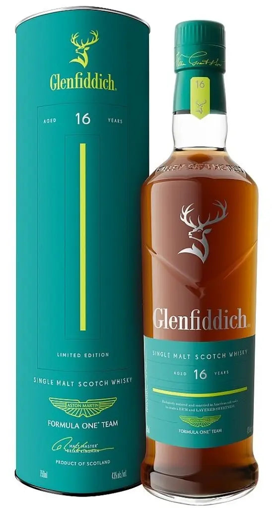 Glenfiddich 16 Year Aston Martin Formula One Edition Single Malt Scotch Whisky Glenfiddich