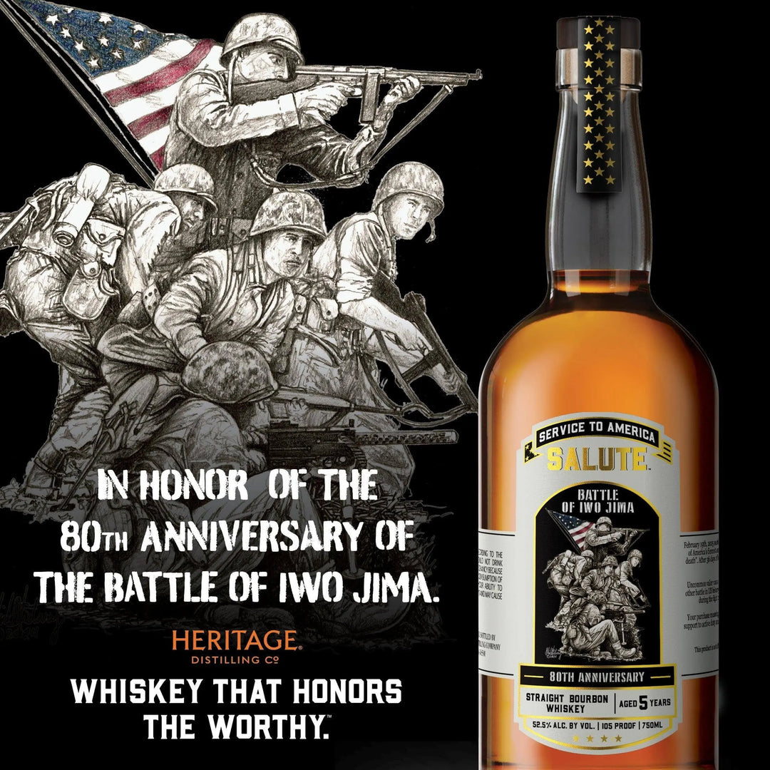 Heritage Distilling Co Service to America Salute™ Whiskey - Battle of Iwo Jima Heritage Distilling